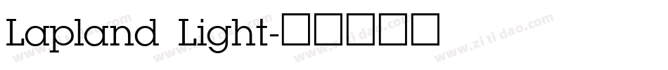 Lapland Light字体转换